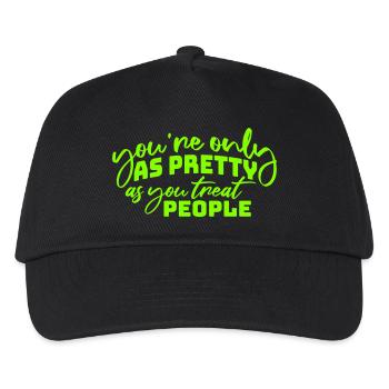 Tu n’es jolie que dans la mesure où tu traites les gens, Ehrlich - Casquette de baseball Enfant - noir - Devant