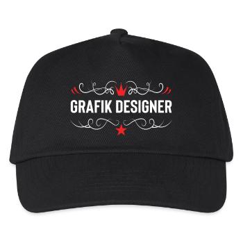 Graphic Designer Profession - Kids’ Baseball Cap - black - Front