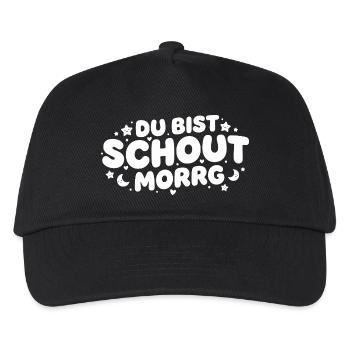 Du Bist Gut Genug Internet Meme - Kinder Basecap - Schwarz - Vorne