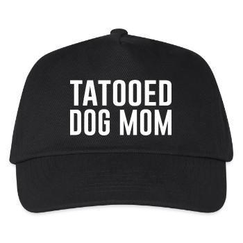 Dogs Tatooed Dog Mom - Kids’ Baseball Cap - black - Front