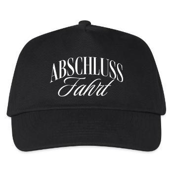 Abschlussfahrt - Kinder Basecap - Schwarz - Vorne