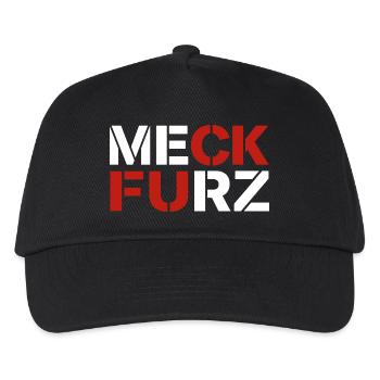  Meck Furz | Merz - nicht mein Kanzler - Kinder Basecap - Schwarz - Vorne
