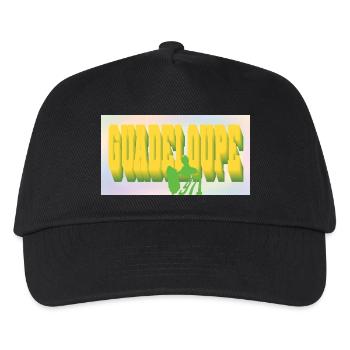 Guadeloupe 971 Souvenir-Geschenkkarte - Kinder Basecap - Schwarz - Vorne