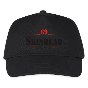 Working Class Skinhead Oi! Antiracist Bootboys My - Casquette de baseball Enfant - noir - Devant