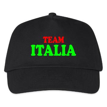 Team italia - Kinder Basecap - Schwarz - Vorne