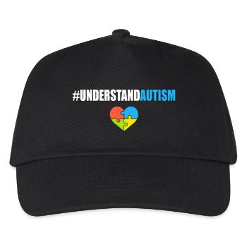 Understand Autism Hashtag - Kids’ Baseball Cap - black - Front