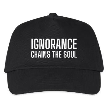 Ignorance chains the soul - Kinder Basecap - Schwarz - Vorne