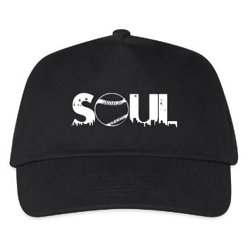 Baseball Soul - Kids’ Baseball Cap - black - Front