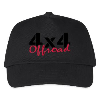 offroad - Kinder Basecap - Schwarz - Vorne