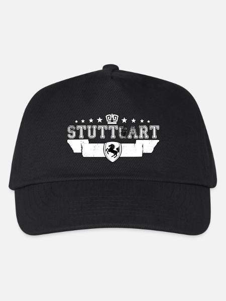 Stuttgart - Kinder Basecap - Schwarz