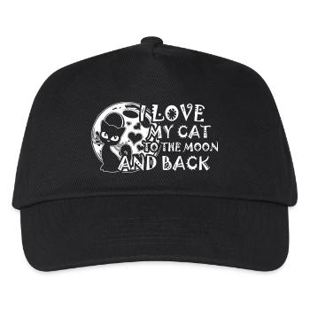 Cat! Cat! Nerd! Cat lovers! funny! funny! - Kids’ Baseball Cap - black - Front