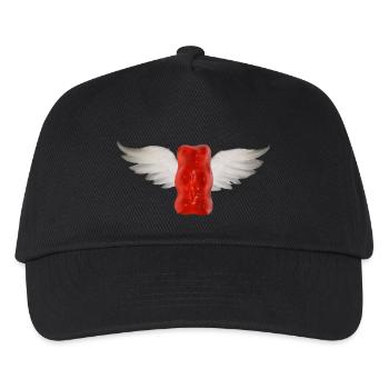 gummibaerchen_angel - Kinder Basecap - Schwarz - Vorne