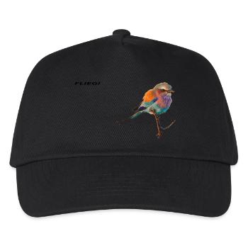 Vogel - Kinder Basecap - Schwarz - Vorne