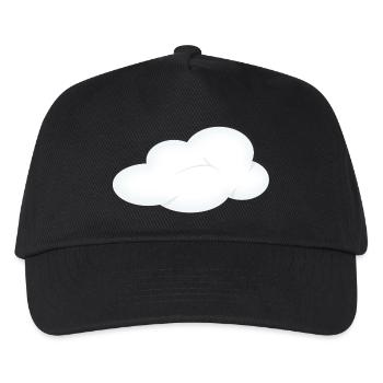 rainbow sun clouds weather rainbow sun cloud13 - Kids’ Baseball Cap - black - Front