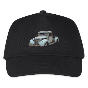Oldtimer Pick Up - Kinder Basecap - Schwarz - Vorne