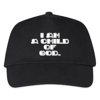 Child of God - Kids’ Baseball Cap - black - Front