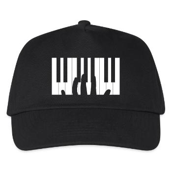 Pianist - Kinder Basecap - Schwarz - Vorne