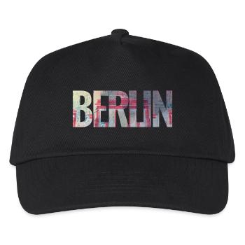 Berlin - Kids’ Baseball Cap - black - Front