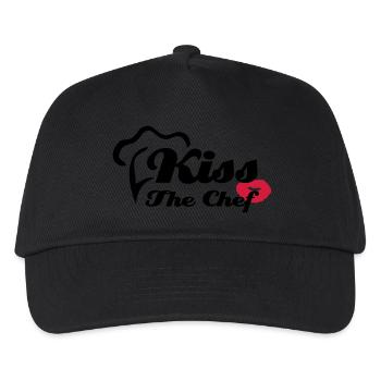 Kiss The Chef - Kids’ Baseball Cap - black - Front