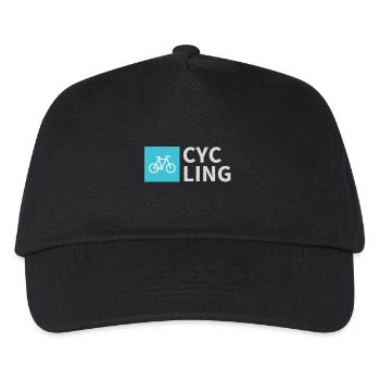CYCLING simple - Kids’ Baseball Cap - black - Front