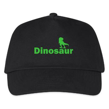 Dino Dinosaur Dinosaur - Kids’ Baseball Cap - black - Front