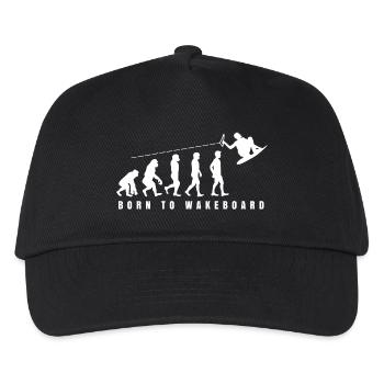 Wakeboarder gift wakeboard waterskiing - Kids’ Baseball Cap - black - Front