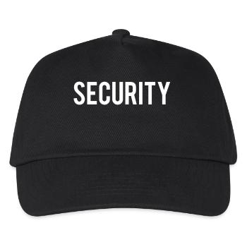 Security - Kids’ Baseball Cap - black - Front