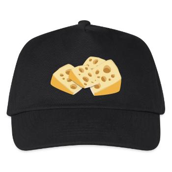 swiss cheese - Kinder Basecap - Schwarz - Vorne