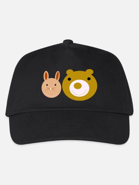 Hase und Baer - Kinder Basecap - Schwarz