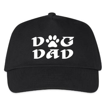 Dog Dad - Kinder Basecap - Schwarz - Vorne