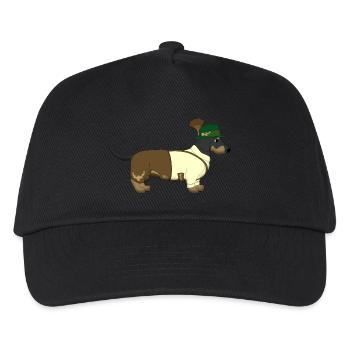 Dachshund Bavaria - Kids’ Baseball Cap - black - Front