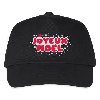 Joyeux Noël - Kinder Basecap - Schwarz - Vorne