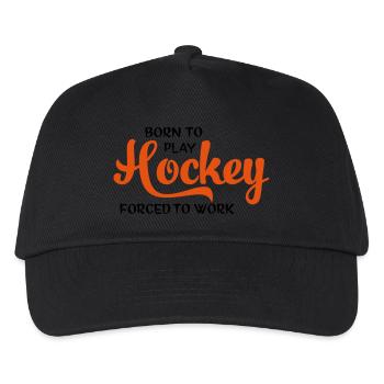 Hockey - Kinder Basecap - Schwarz - Vorne