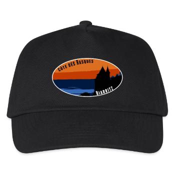 Côte des Basken Biarritz - Kinder Basecap - Schwarz - Vorne