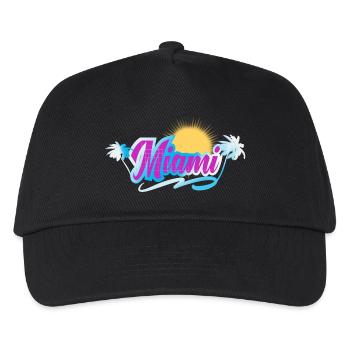 Miami - Kinder Basecap - Schwarz - Vorne