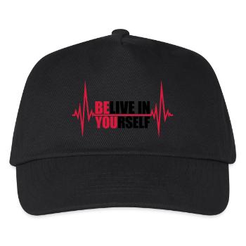 Be You Belive - Kinder Basecap - Schwarz - Vorne