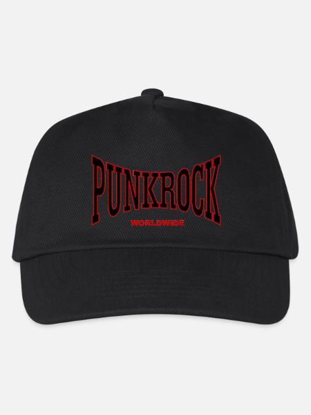 punk rock - Kids’ Baseball Cap - black