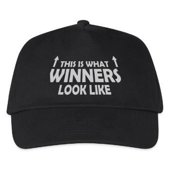What Winners Look Like - Kinder Basecap - Schwarz - Vorne