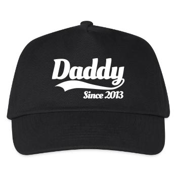 Father Father's Day Child Best Father, Daddy since 2013 - Kids’ Baseball Cap - black - Front