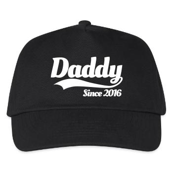 Father Father's Day Child Best Father, Daddy since 2016 - Kids’ Baseball Cap - black - Front