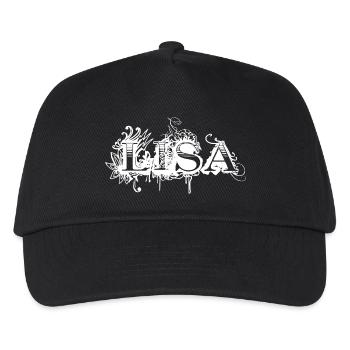 LISA - Kinder Basecap - Schwarz - Vorne