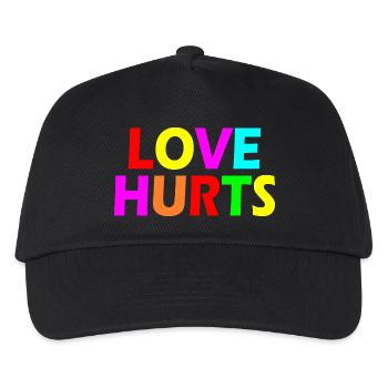 Love hurts - Kids’ Baseball Cap - black - Front