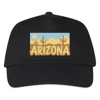 Arizona USA Wüste Landschaft - Kinder Basecap - Schwarz - Vorne