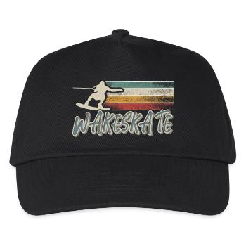 Wakeskaten Wakeskating Wakeskater Wakeboard - Kids’ Baseball Cap - black - Front