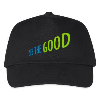 see the good quote - Kids’ Baseball Cap - black - Front