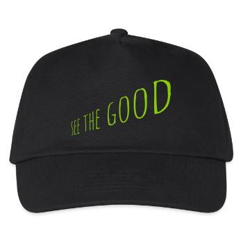 voir la bonne citation - Casquette de baseball Enfant - noir - Devant