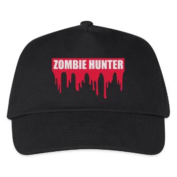 zombie hunter Halloween Quote - Kids’ Baseball Cap - black - Front