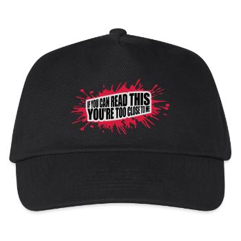 trop près de moi - Casquette de baseball Enfant - noir - Devant
