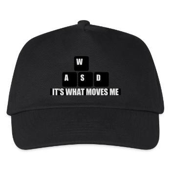 c’est ce qui m’émeut - Casquette de baseball Enfant - noir - Devant