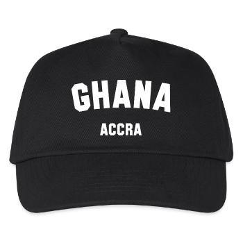 ACCRA, GHANA - Kinder Basecap - Schwarz - Vorne